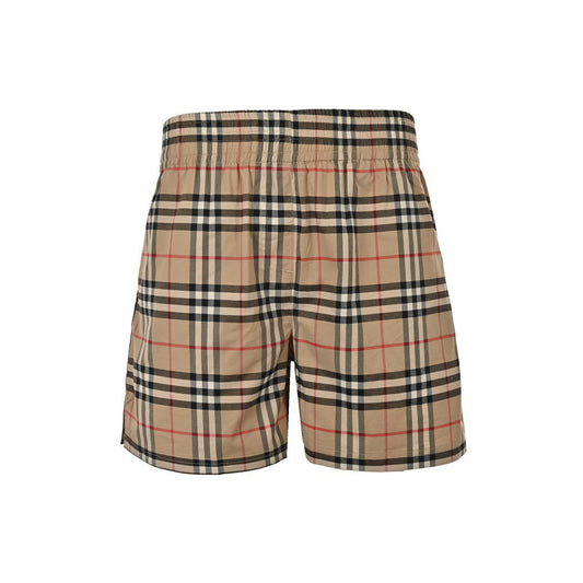Burberry classic black webbing plaid shorts