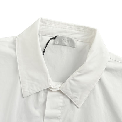 Dior 25ss lily of the valley embroidered short-sleeved shirt