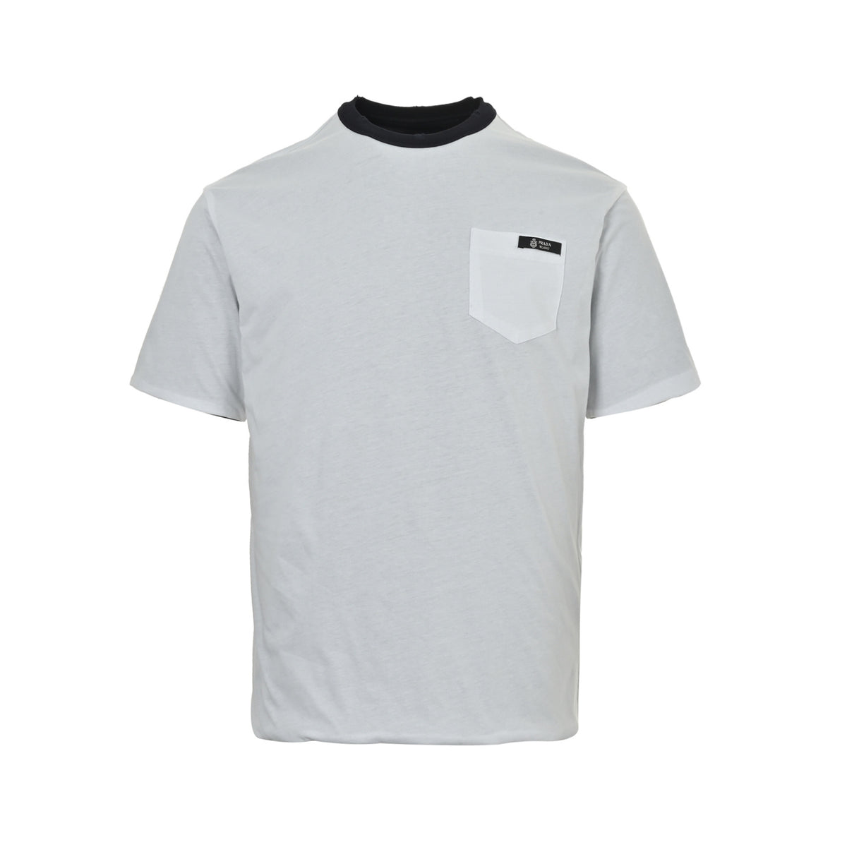 Prada pocket logo contrast double-sided short sleeves