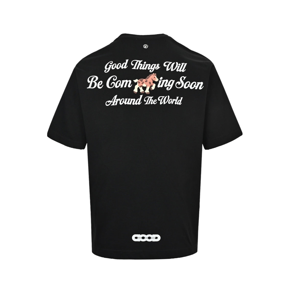 GOODBRAND 26ss Year of the Horse denim foam printed short sleeves