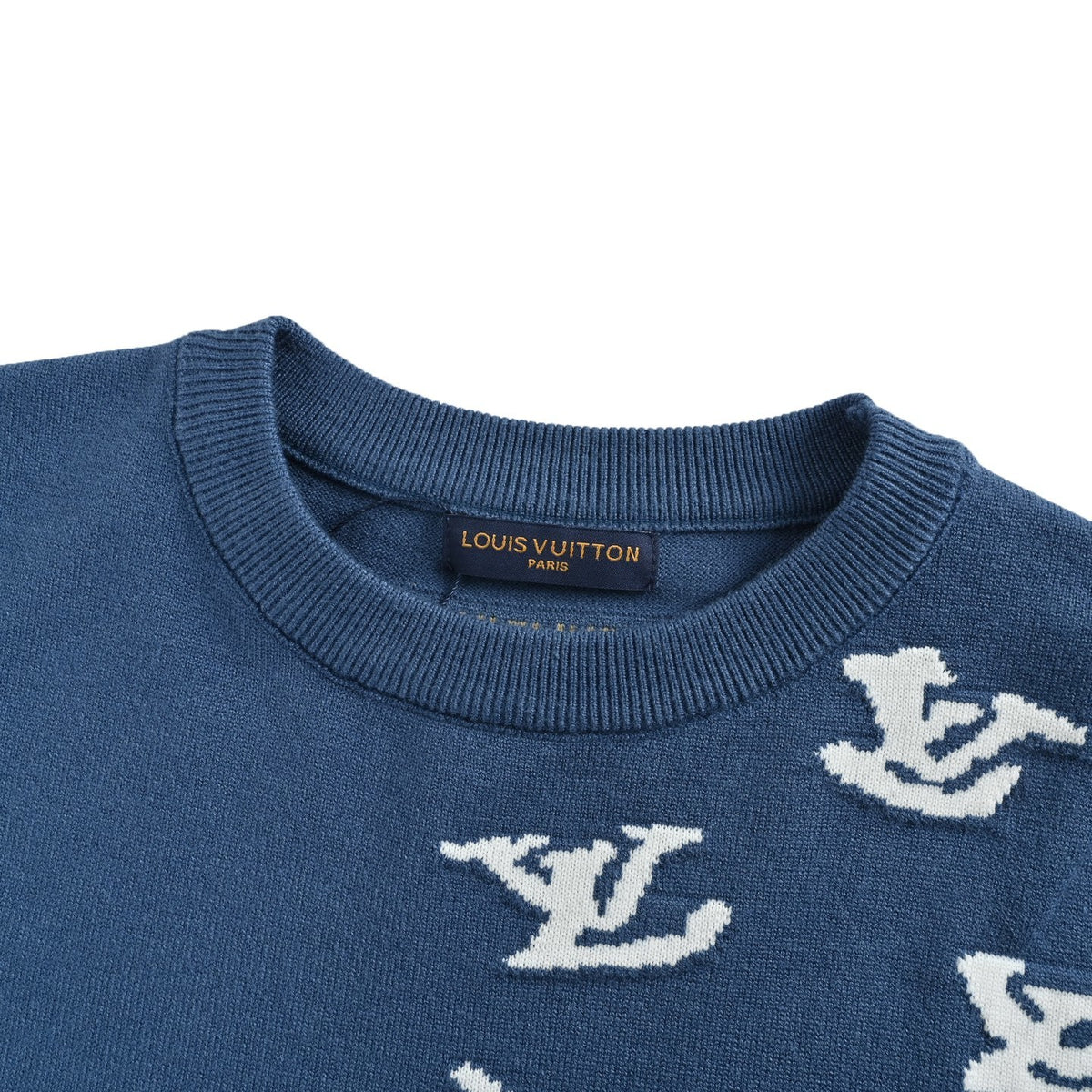 Louis Vuitton cloud jazz trumpet jacquard sweater