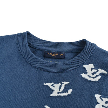 Louis Vuitton cloud jazz trumpet jacquard sweater