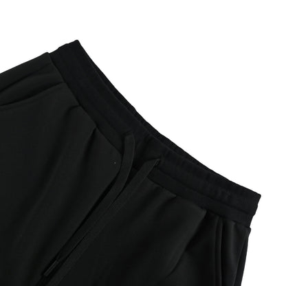 MLB dark logo letter embroidered fleece trousers