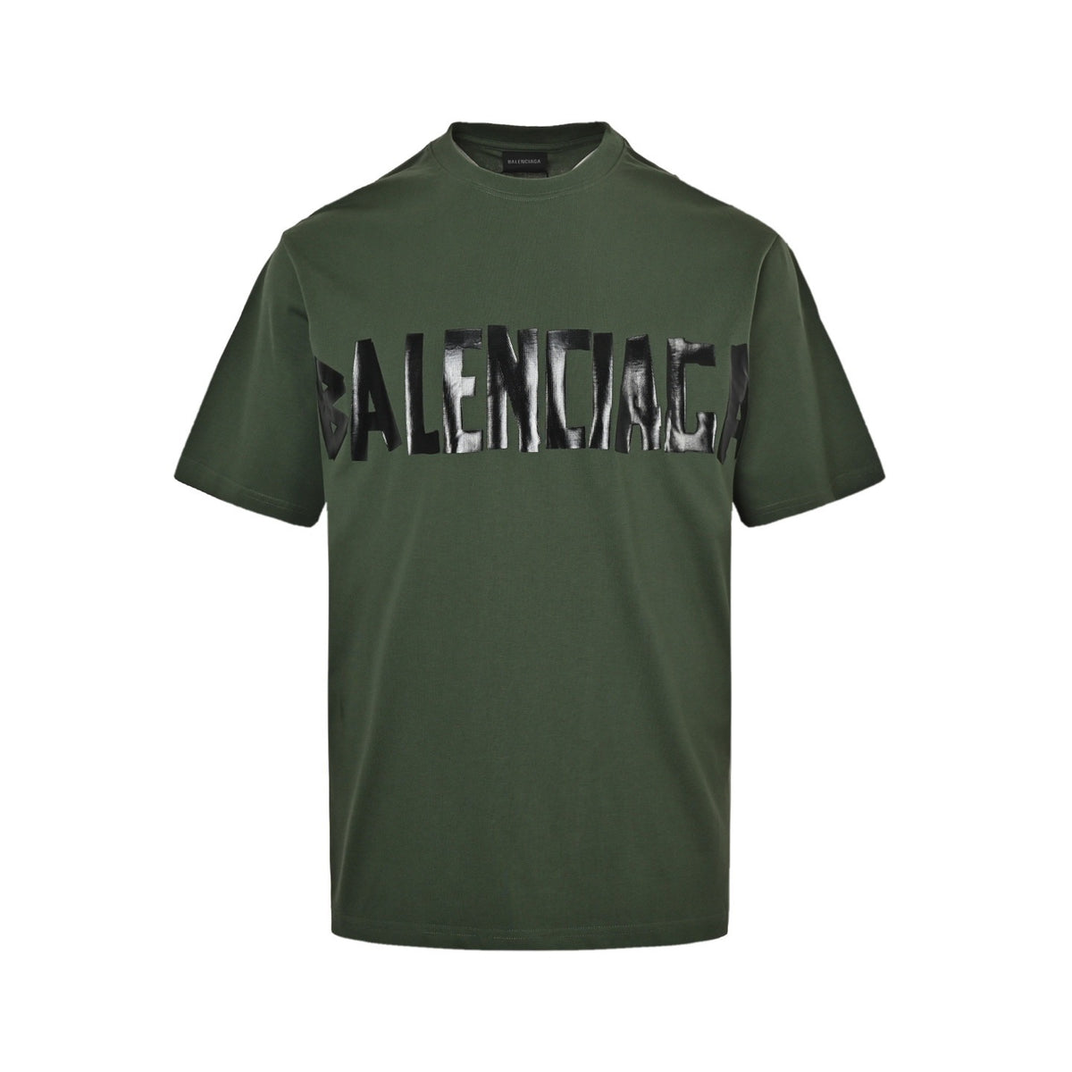 Balenciaga 24ss masking tape printed short sleeves