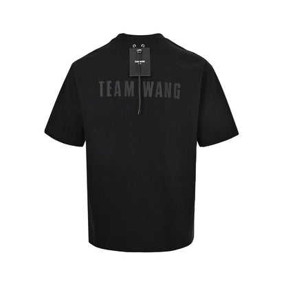 TEAM WANG 24ss first generation letter print short sleeves