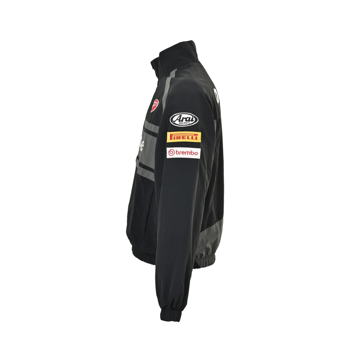 Supreme Ducati co-branded contrasting color motorcycle jacket
