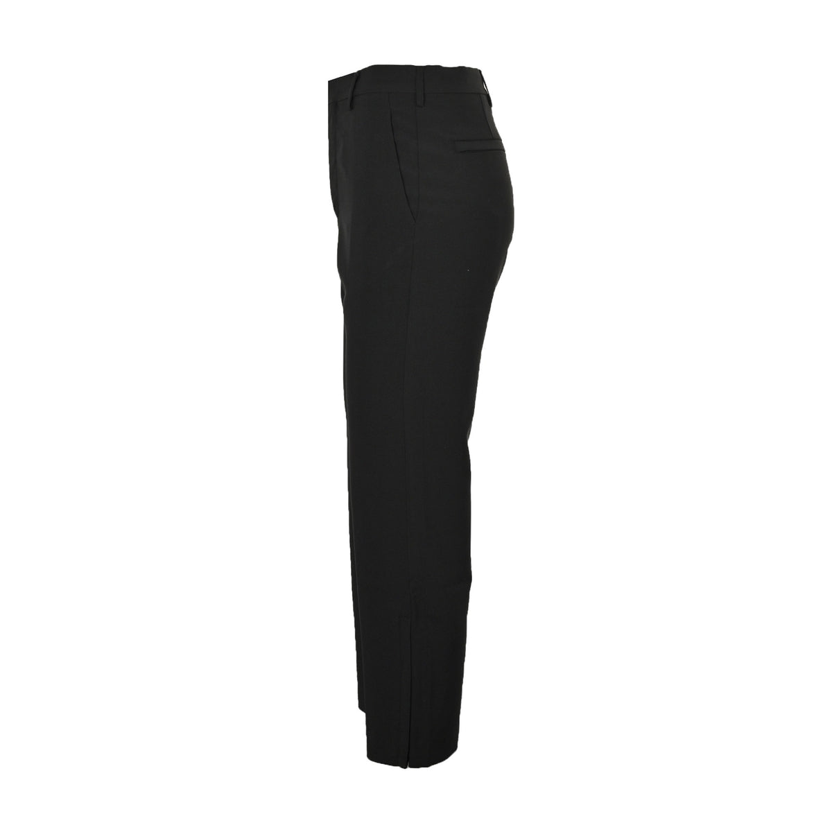 Prada 25ss back pocket triangle logo stretch trousers