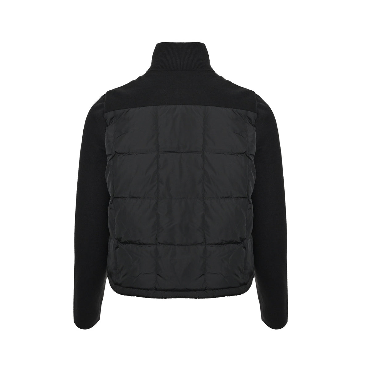 Moncler/Multiple Quilted Double Pocket Knitted Patchwork Down Jacket