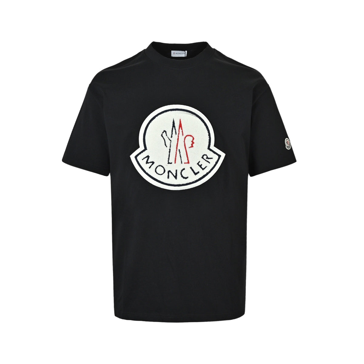 Moncler/muzzled towel embroidered logo short sleeves