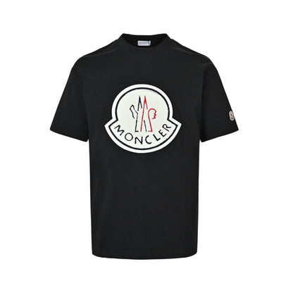 Moncler/muzzled towel embroidered logo short sleeves