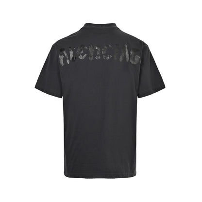 Balenciaga/Balanciaga 25ss back graffiti letter printed short sleeves