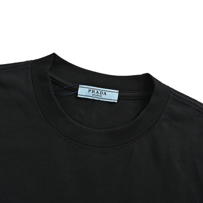 Prada red graffiti signature short sleeves