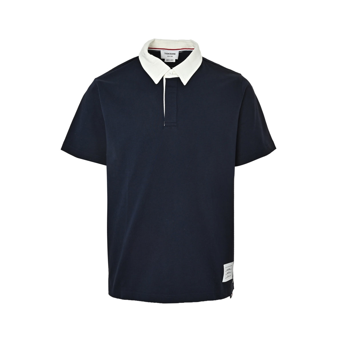 Thom Browne/Thom Brown Contrast Color Collar Polo Short Sleeve