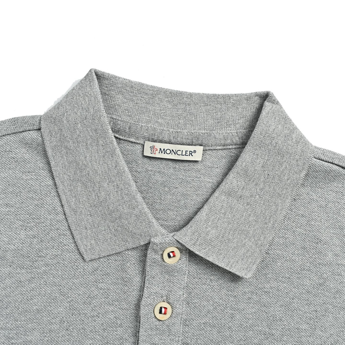 Moncler/Mask Web Button Polo Short Sleeves