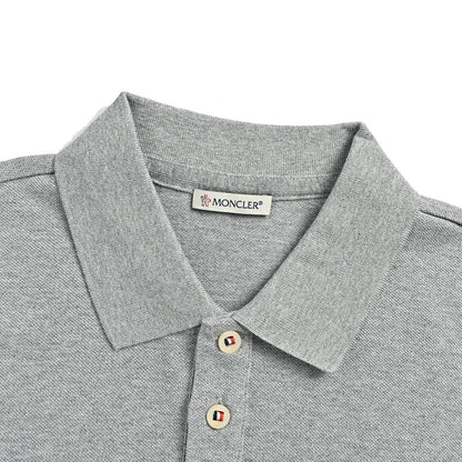 Moncler/Mask Web Button Polo Short Sleeves