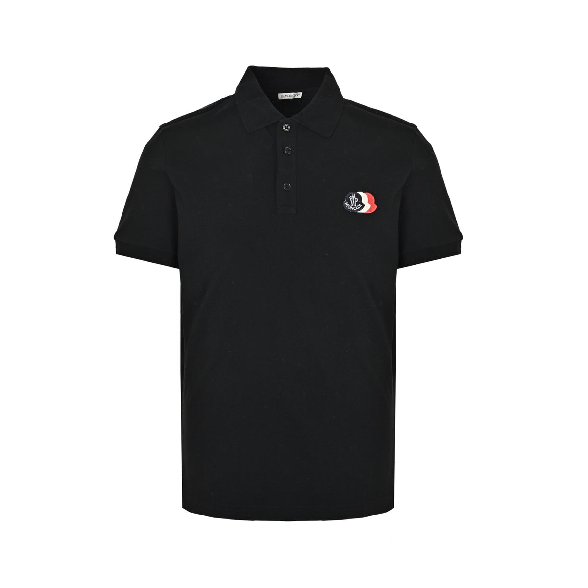 Moncler/Mask 26ss three-color logo embroidered Polo short sleeves