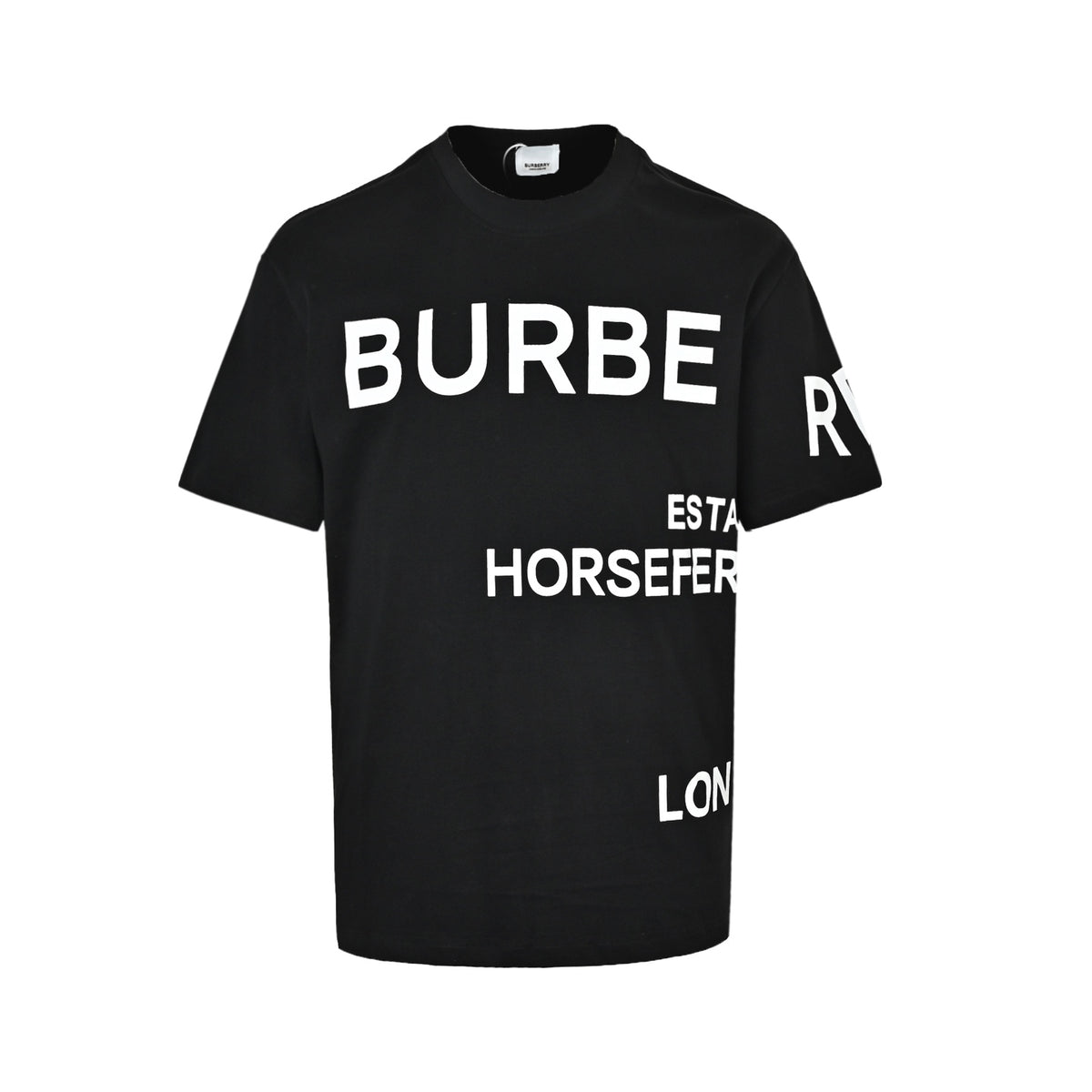 Burberry front and back letter printed logo short sleeves