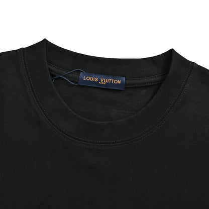 Louis Vuitton short sleeves with slogan printed letters on the chest