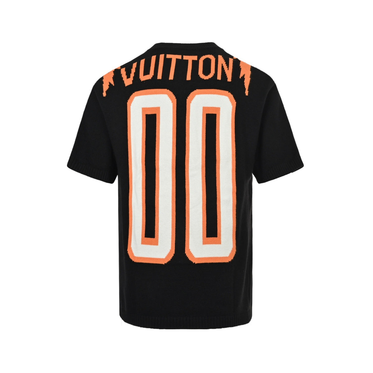 Louis Vuitton 26ss 00 letter jacquard knitted short sleeves