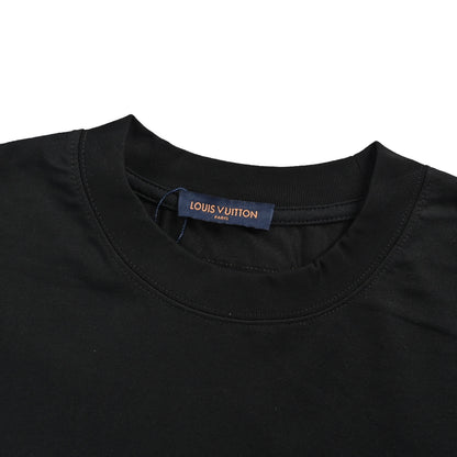 Louis Vuitton 26ss short sleeves with presbyopia logo embroidery on the chest
