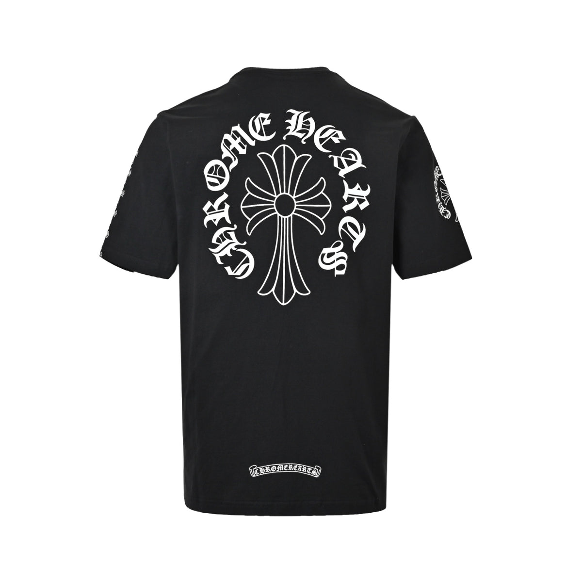 Chrome Hearts Sanskrit cross printed short sleeves