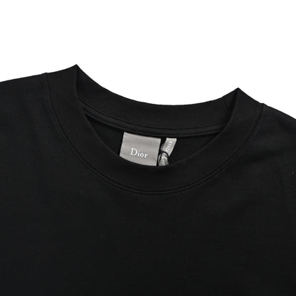 Dior 26ss full-width four-leaf clover embroidered short sleeves