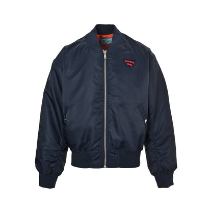 Prada knitted triangle cotton padded jacket