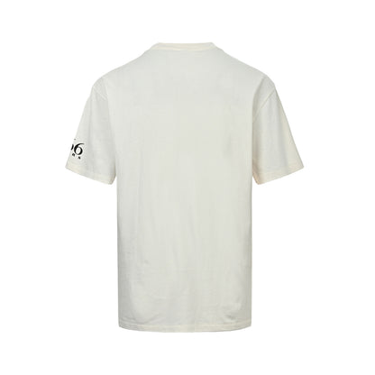 SAINT MICHAEL 24ss rainbow SAINT letter printed short sleeves