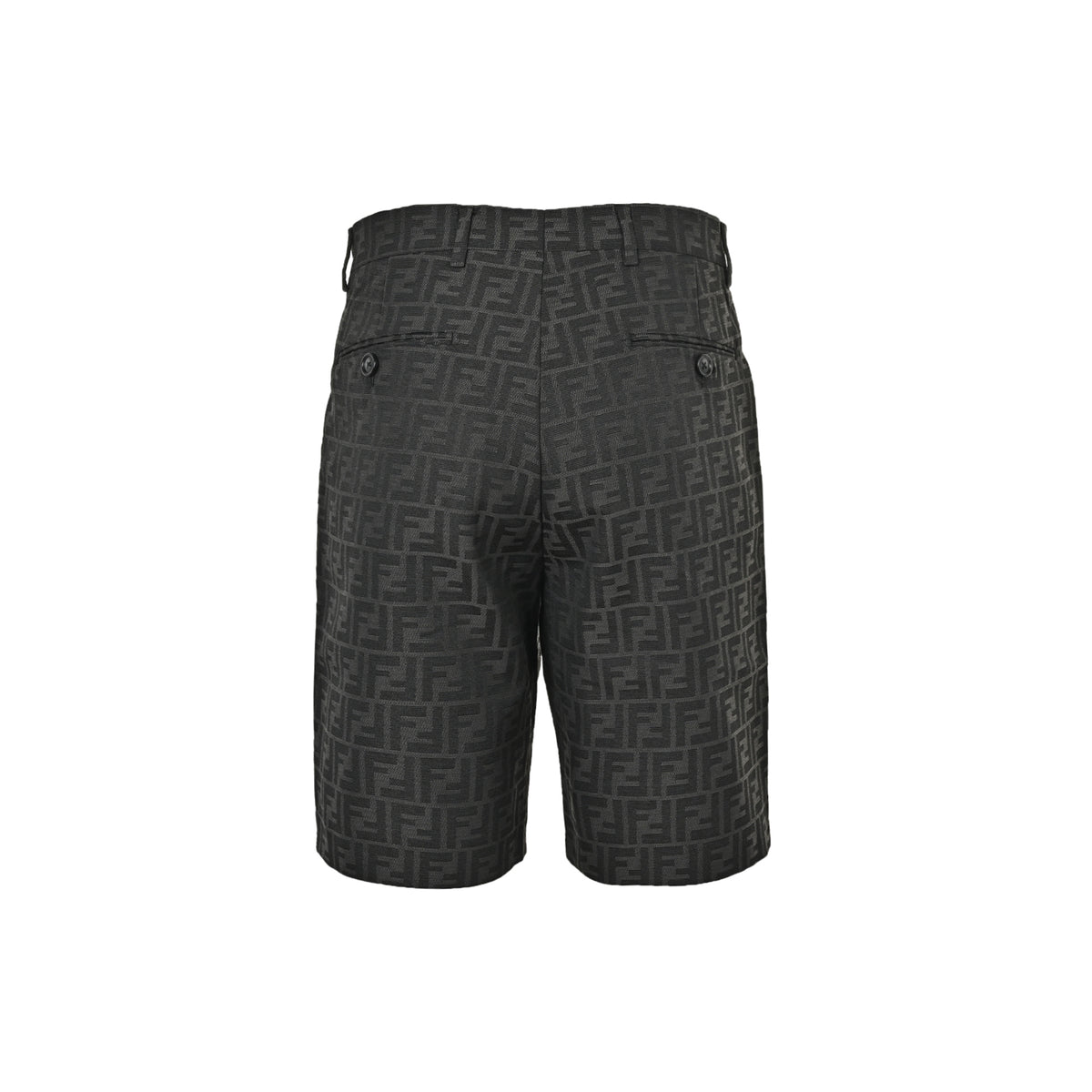 Fendi FF old flower all over printed jacquard shorts
