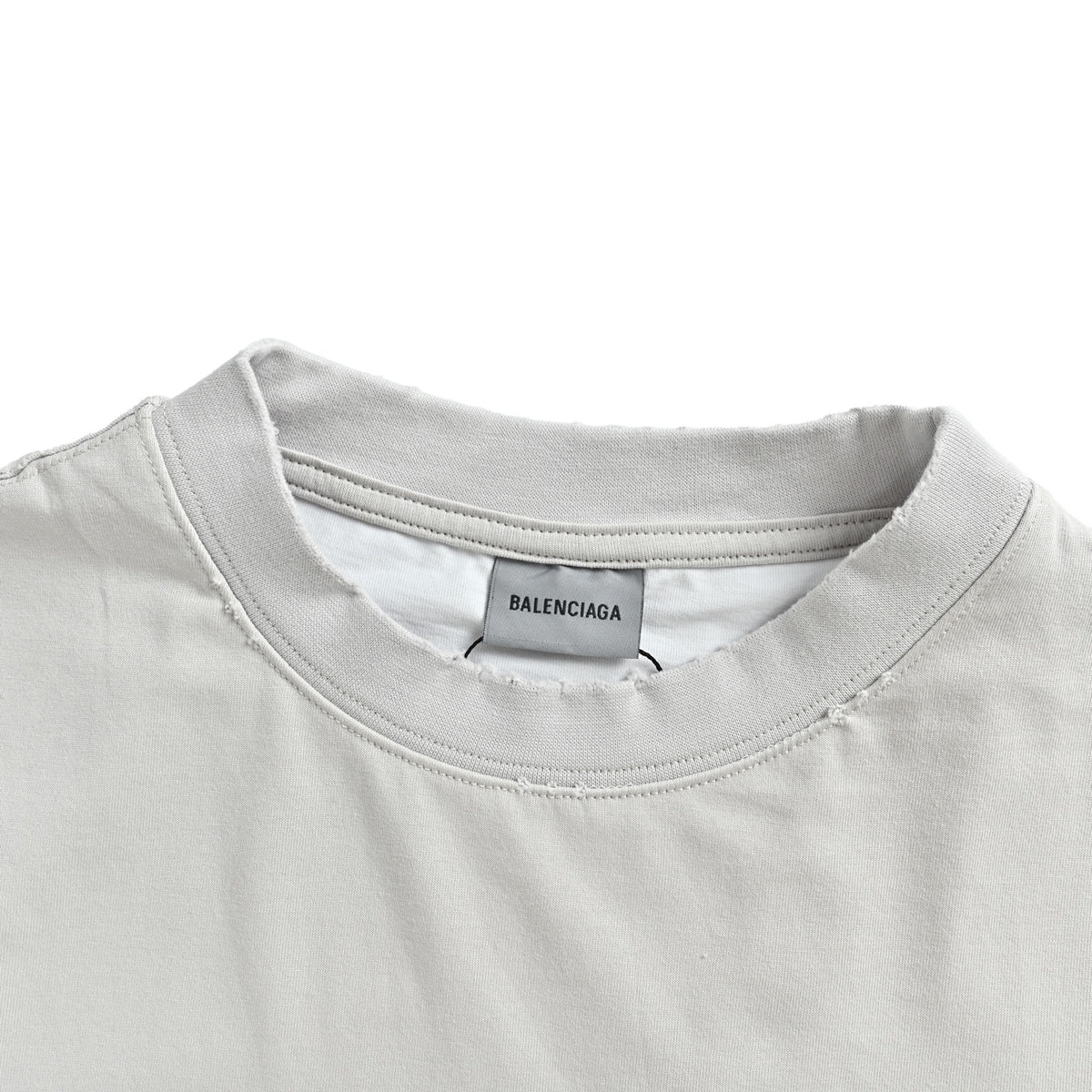 Balenciaga ring fake two-piece printed embroidered long-sleeved T-shirt