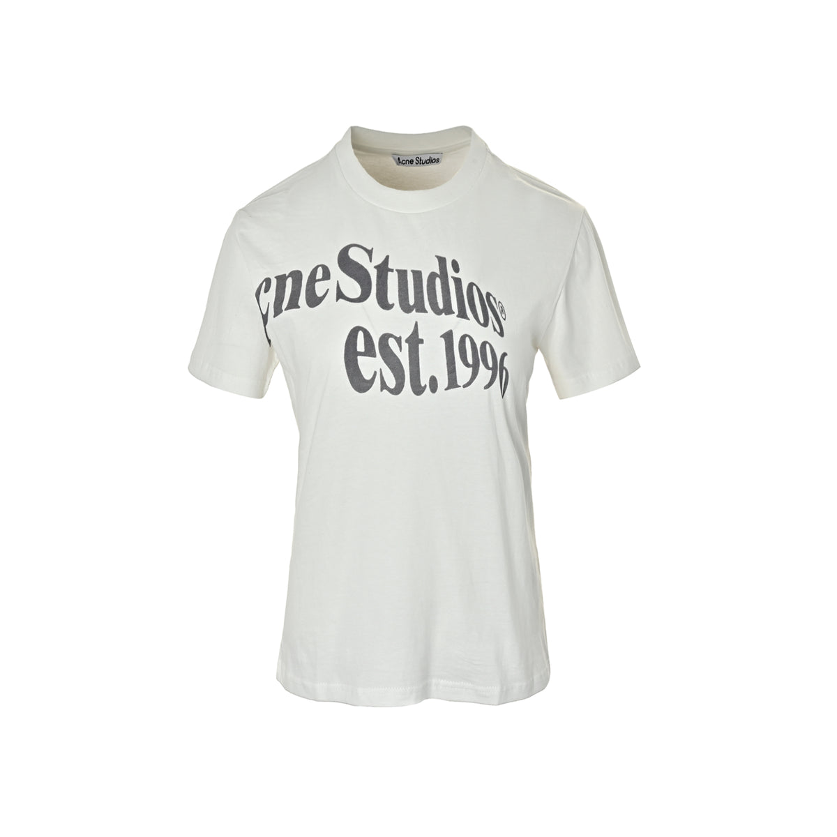 Acne Studios letter print women's short sleeves