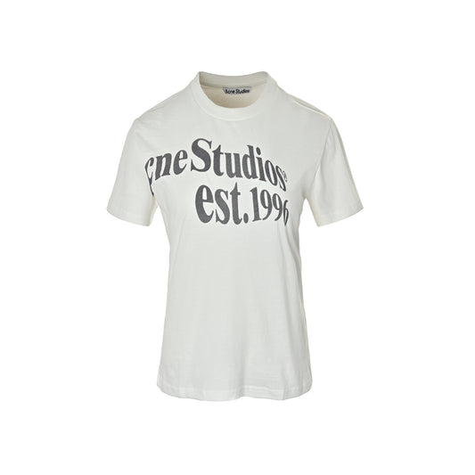 Acne Studios letter print women's short sleeves