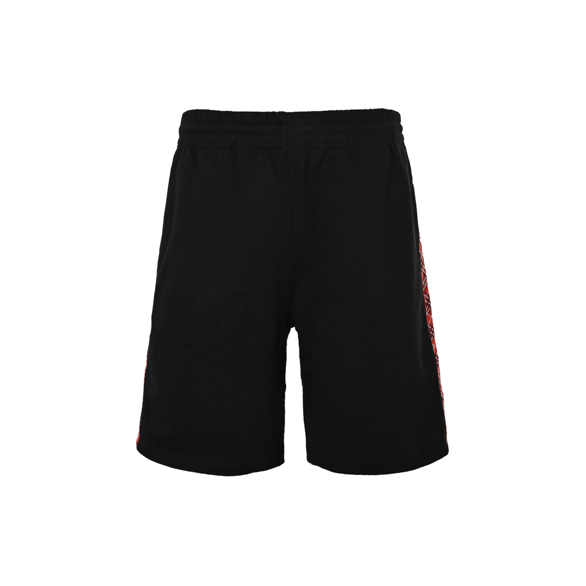Burberry red plaid web shorts