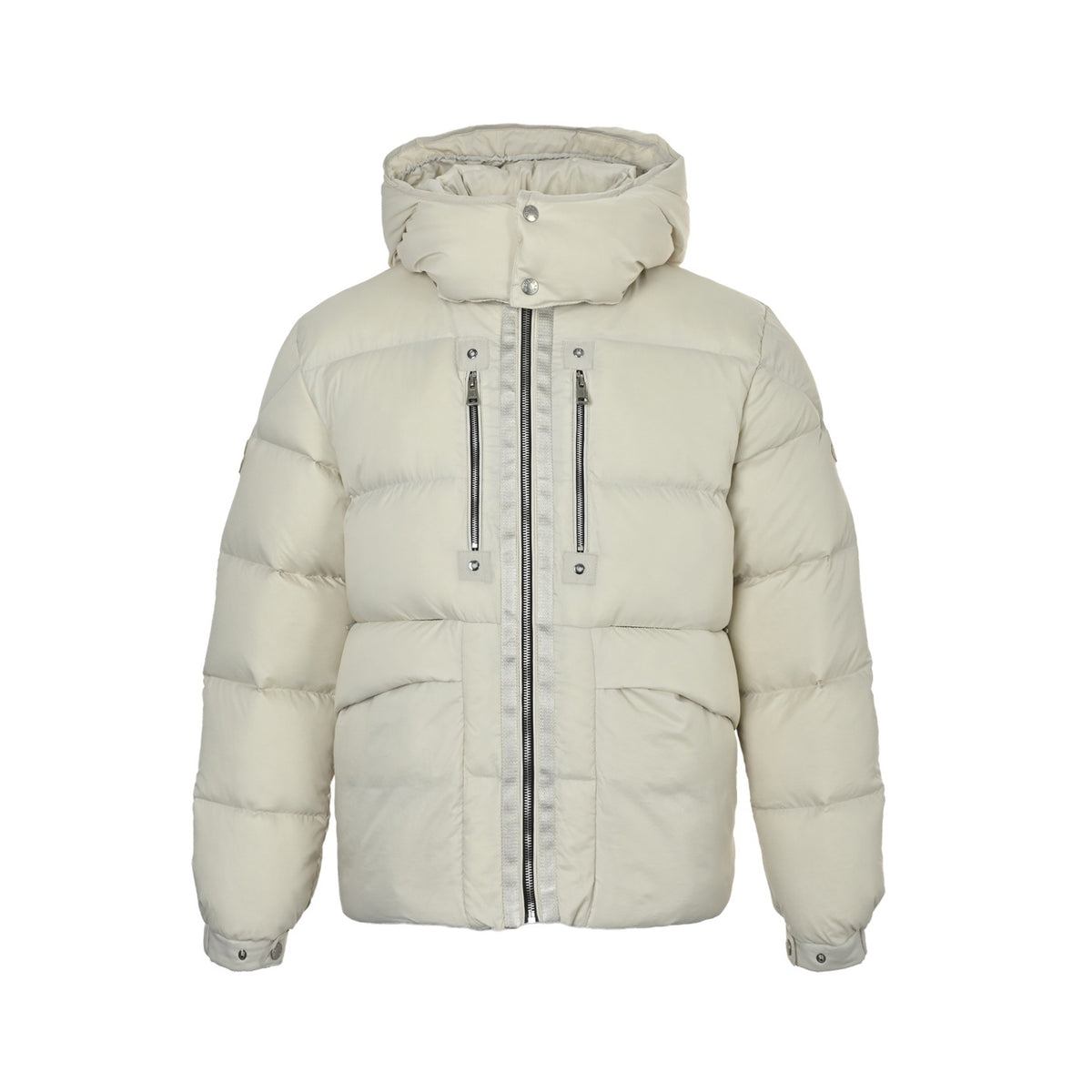 Moncler/Mask pocket zipper hooded down jacket