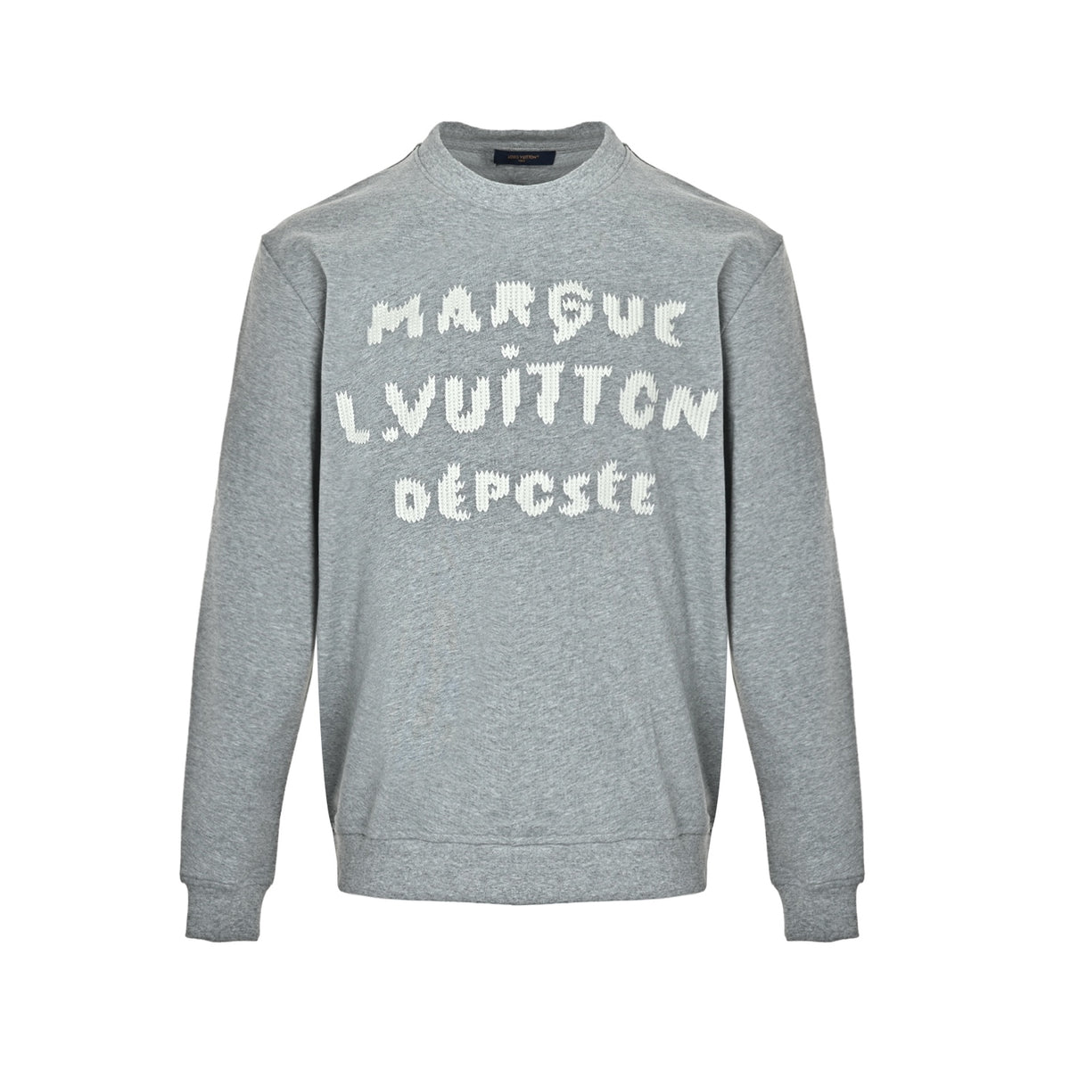 Louis Vuitton embroidered logo crew neck sweatshirt