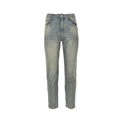 Burberry back pocket TB war horse embroidered jeans