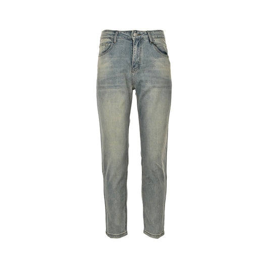 Burberry back pocket TB war horse embroidered jeans