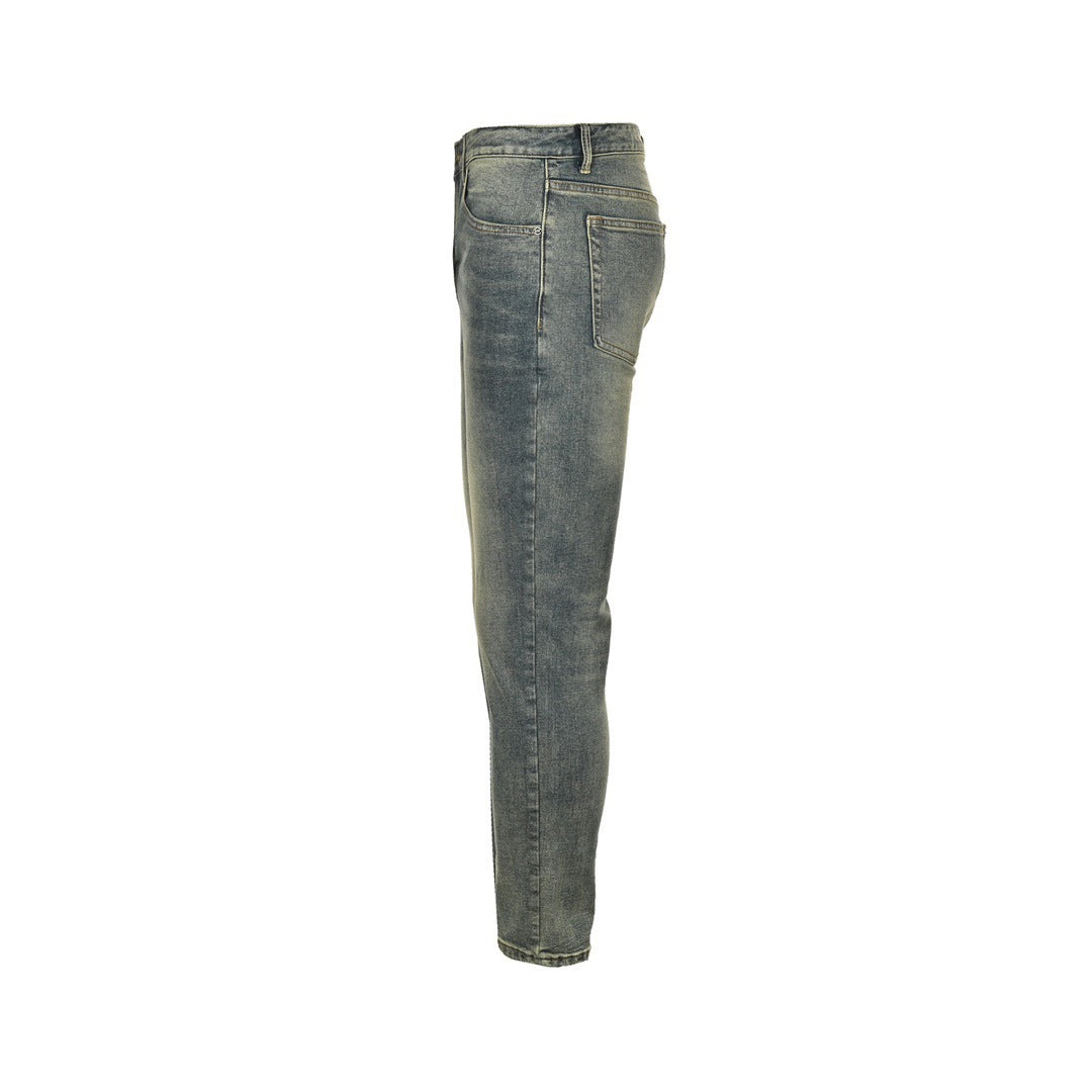 Burberry 24Fw Back Pocket Wheat Horse Embroidered Jeans