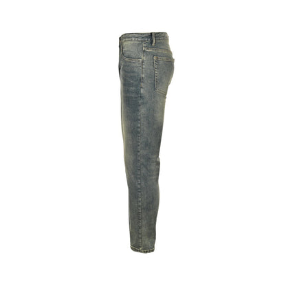 Burberry 24Fw Back Pocket Wheat Horse Embroidered Jeans