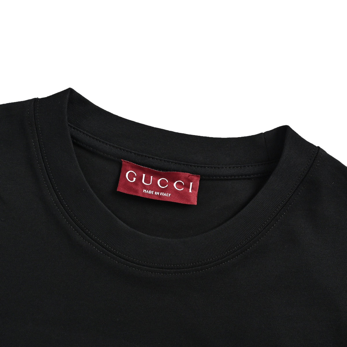 Gucci GG patch red and green letter embroidered short sleeves