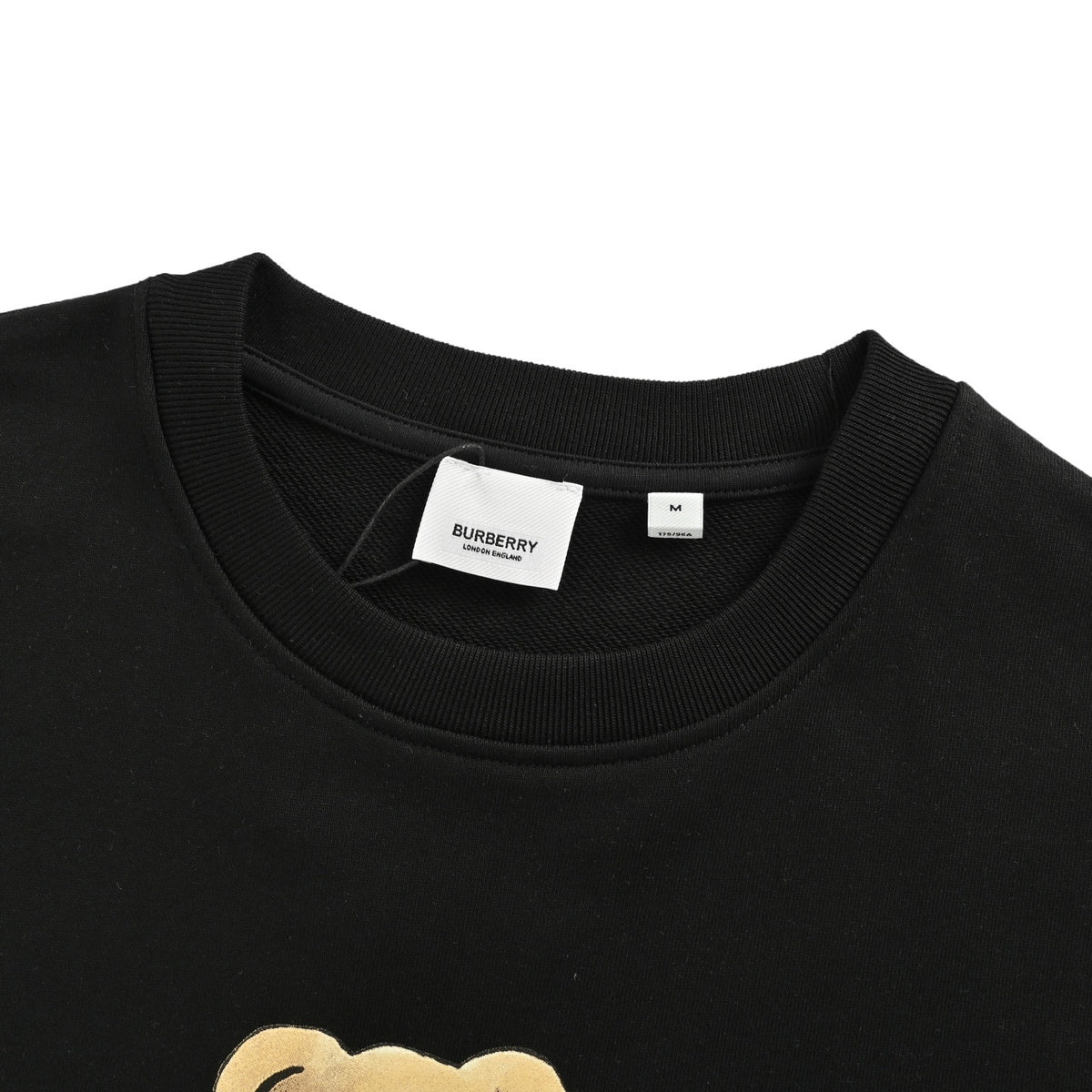 Burberry 25Fw cartoon scarf bear round neck sweatshirt
