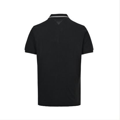 Burberry classic neckline war horse embroidered Polo short sleeves