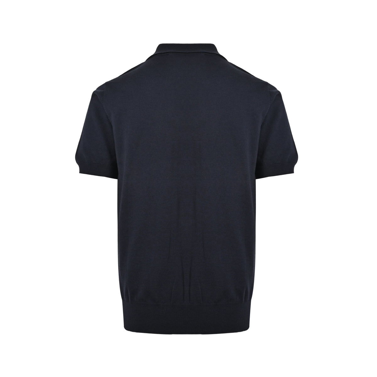 Burberry War Horse Knight Embroidered Wool Knitted Polo Short Sleeve