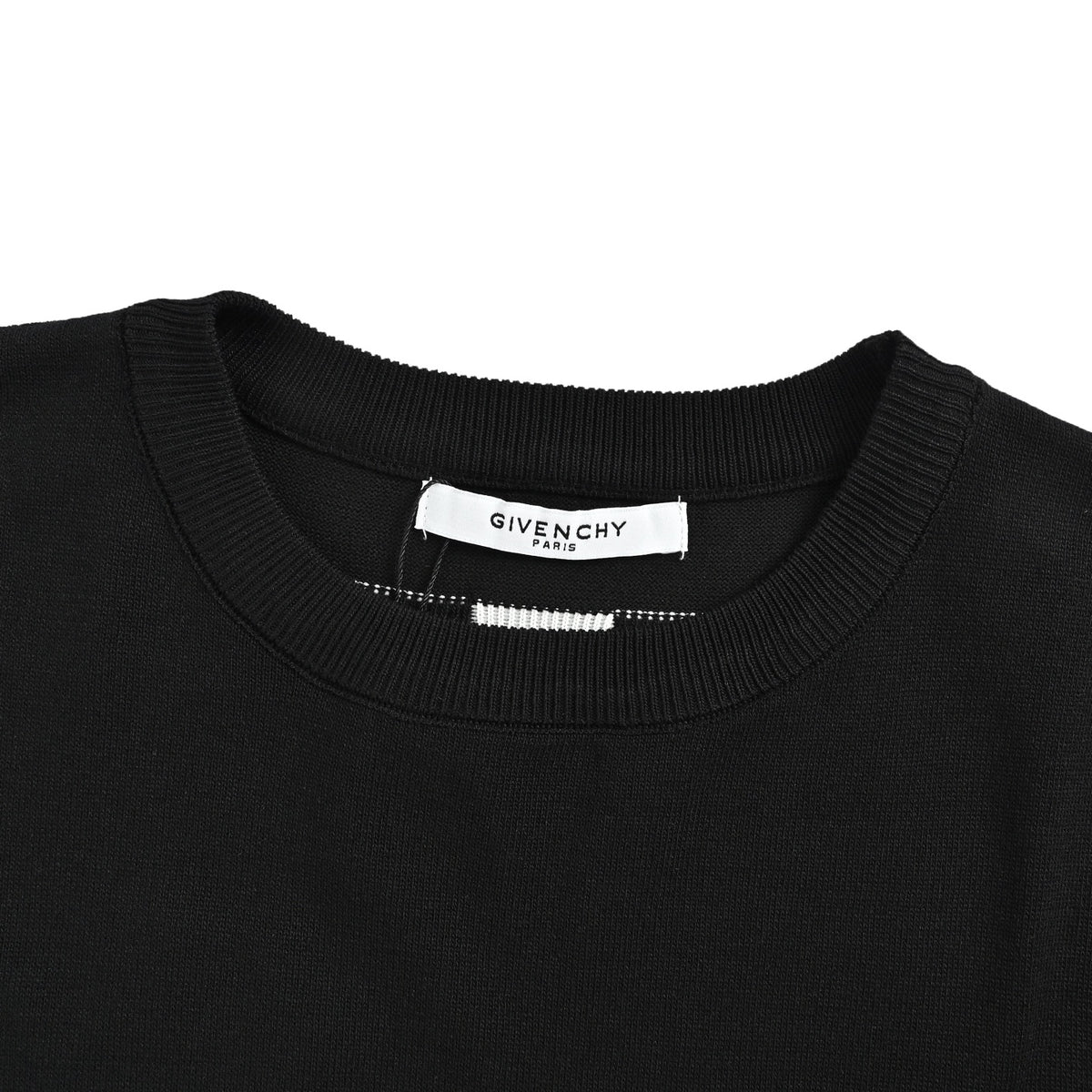 GIVENCHY letter logo palace jacquard knitted short sleeves