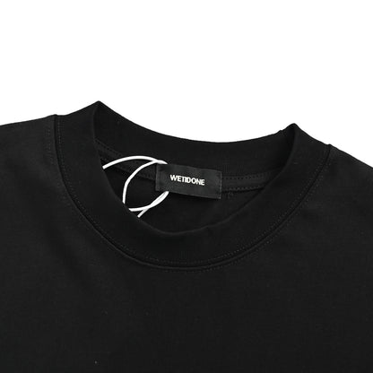 WE11DONE 1506 horizontal logo letter printed short sleeves