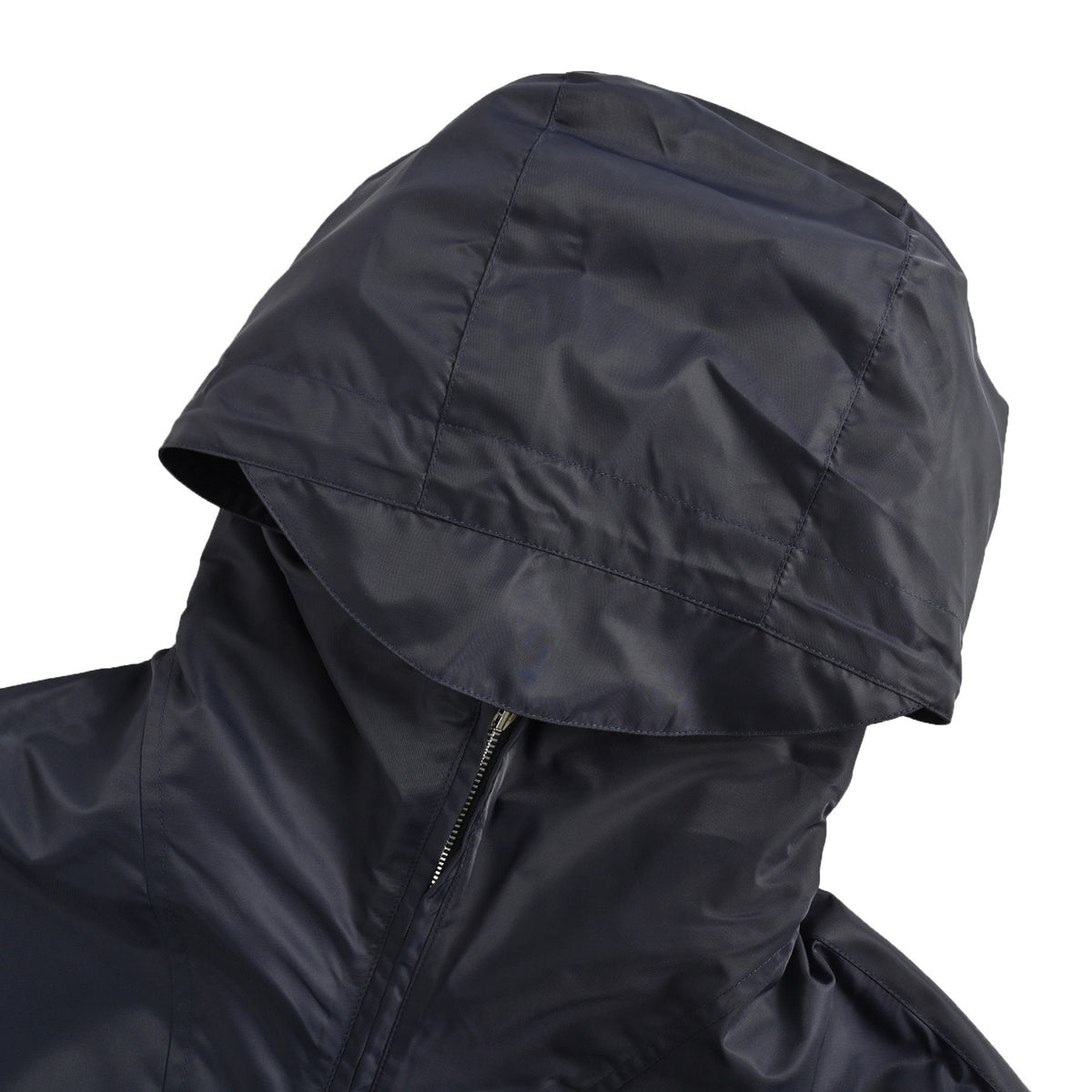 Gucci twill nylon windproof collar hooded jacket