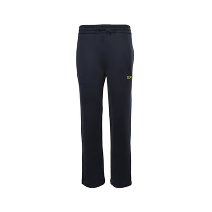 Gucci 25Fw embroidered logo space cotton suit trousers