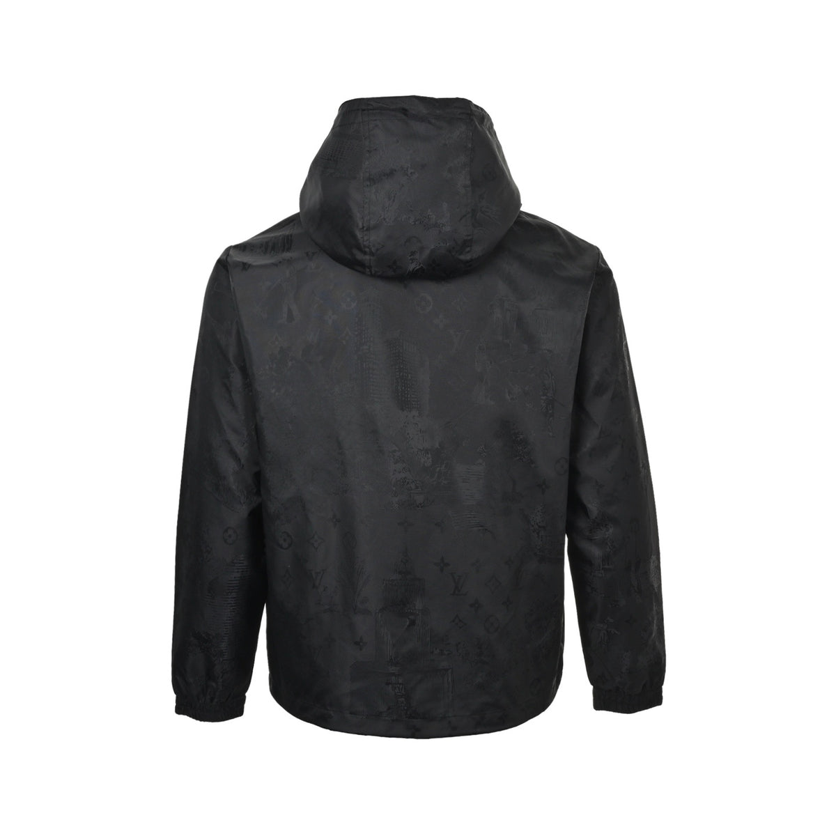 Louis Vuitton 25Fw dog walking dark pattern jacquard windbreaker jacket