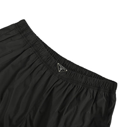 Prada 25ss waist triangle beach shorts