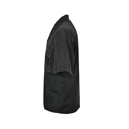 Moncler/Mask logo patch pocket short-sleeved shirt